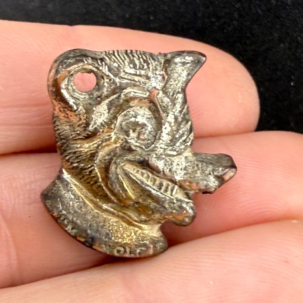 Vintage‎ Mr Bad Wolf Charm Pendant